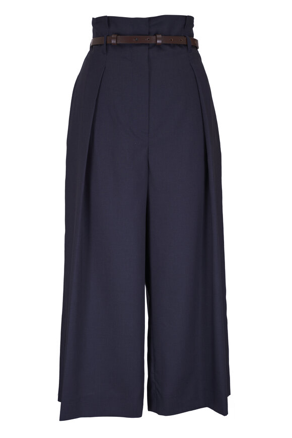 Odeeh Super Light Navy Wool Pant