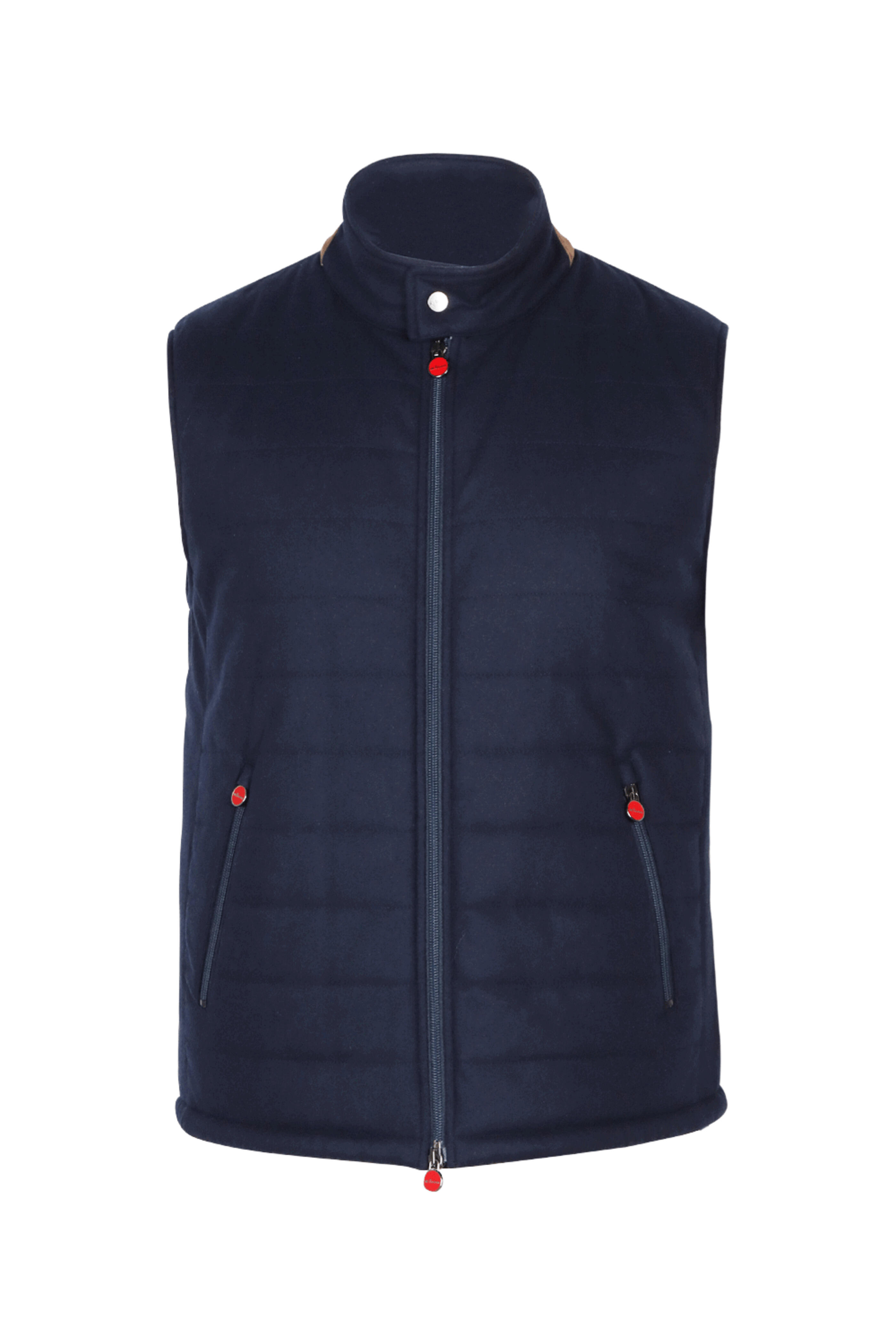 Kiton - Navy Blue Cashmere Vest