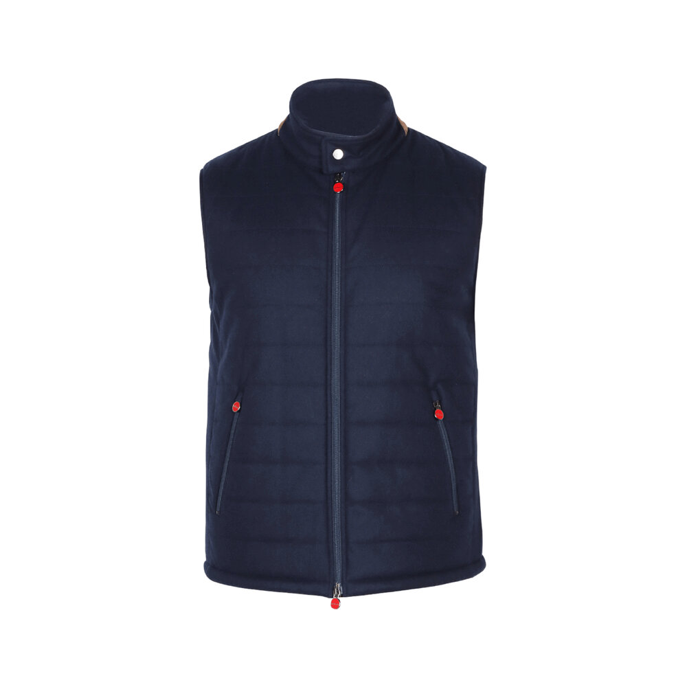 ベスト・ジレ Kiton FW23 Silk cashmere vest (D47456K0908B 02) Kiton FW23 Silk cashmere vest (D47456K0908B 02) (Kiton
