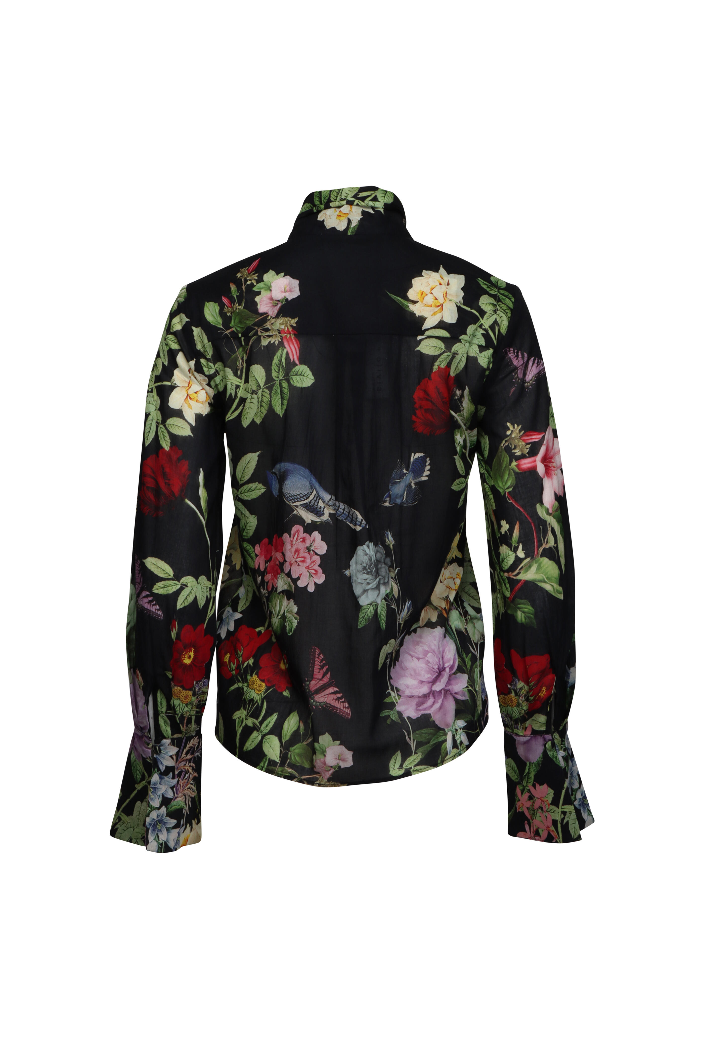 Alice & Olivia - Lloyd Venus Floral Button Down Blouse