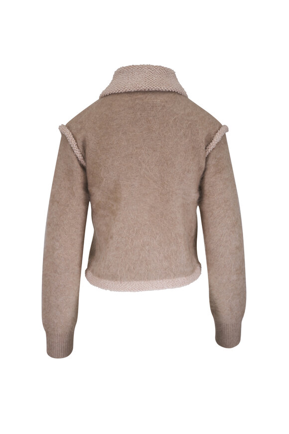 Guest in Residence Grizzly Frankie Taupe Brushed Cashmere Jacket - view 3