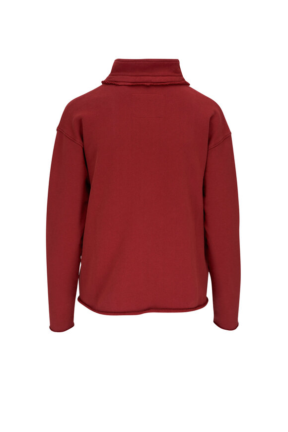 Frank & Eileen - Patrick Cranberry Cotton Pullover Henley