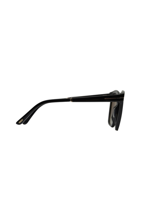Tom Ford Eyewear Lucia Black Polarized Sunglasses - view 3