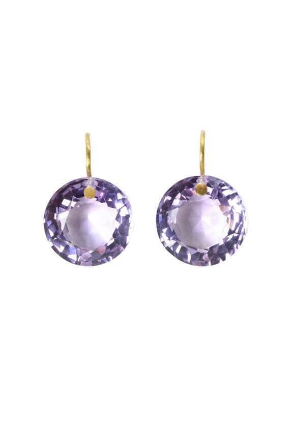 Marie-Hélène De Taillac Large Amethyst Earrings