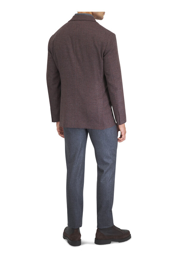 Brunello Cucinelli Brick Wool & Cashmere Sportcoat - view 5