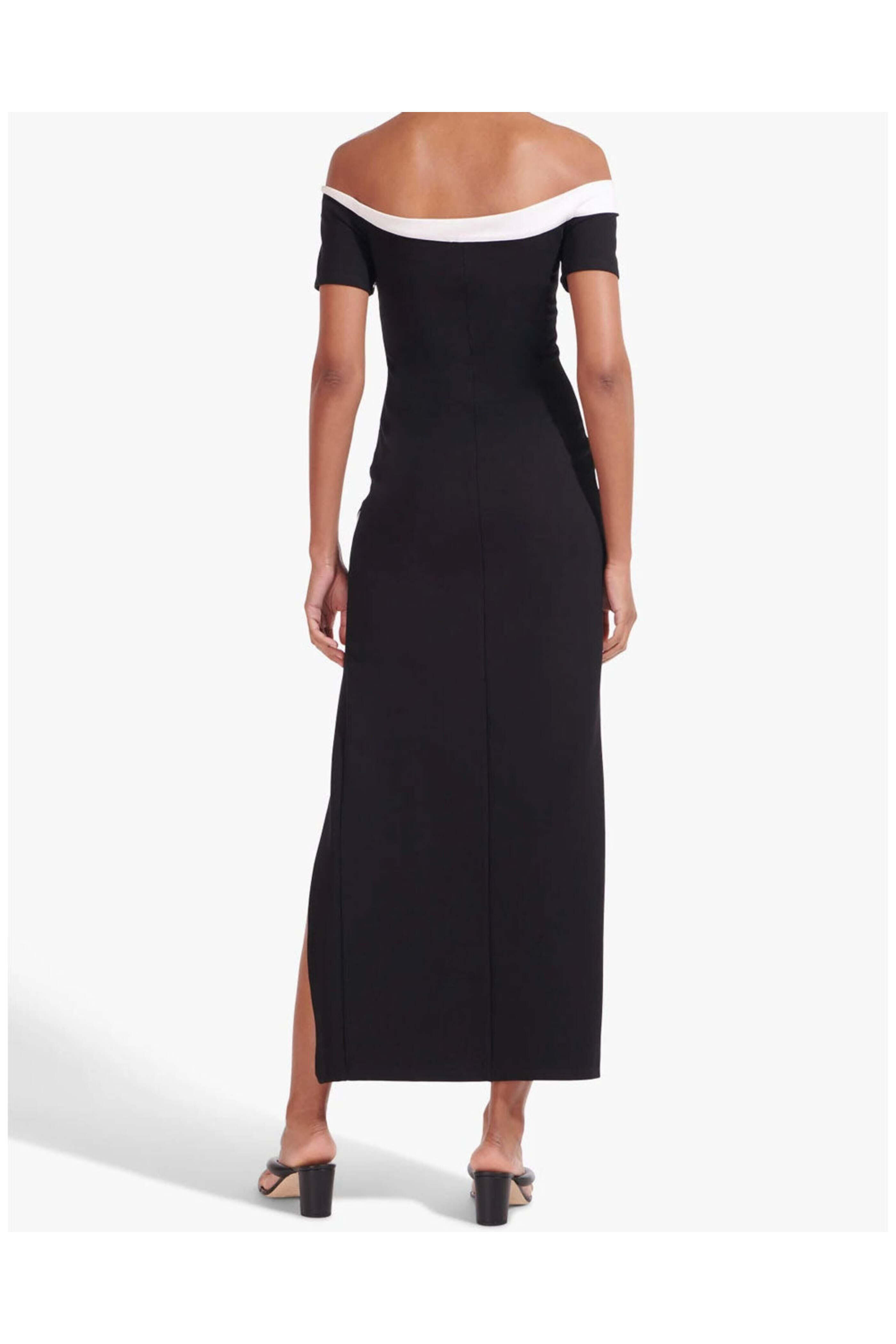 Staud - Black and White Gabriel Maxi Dress | Mitchell Stores