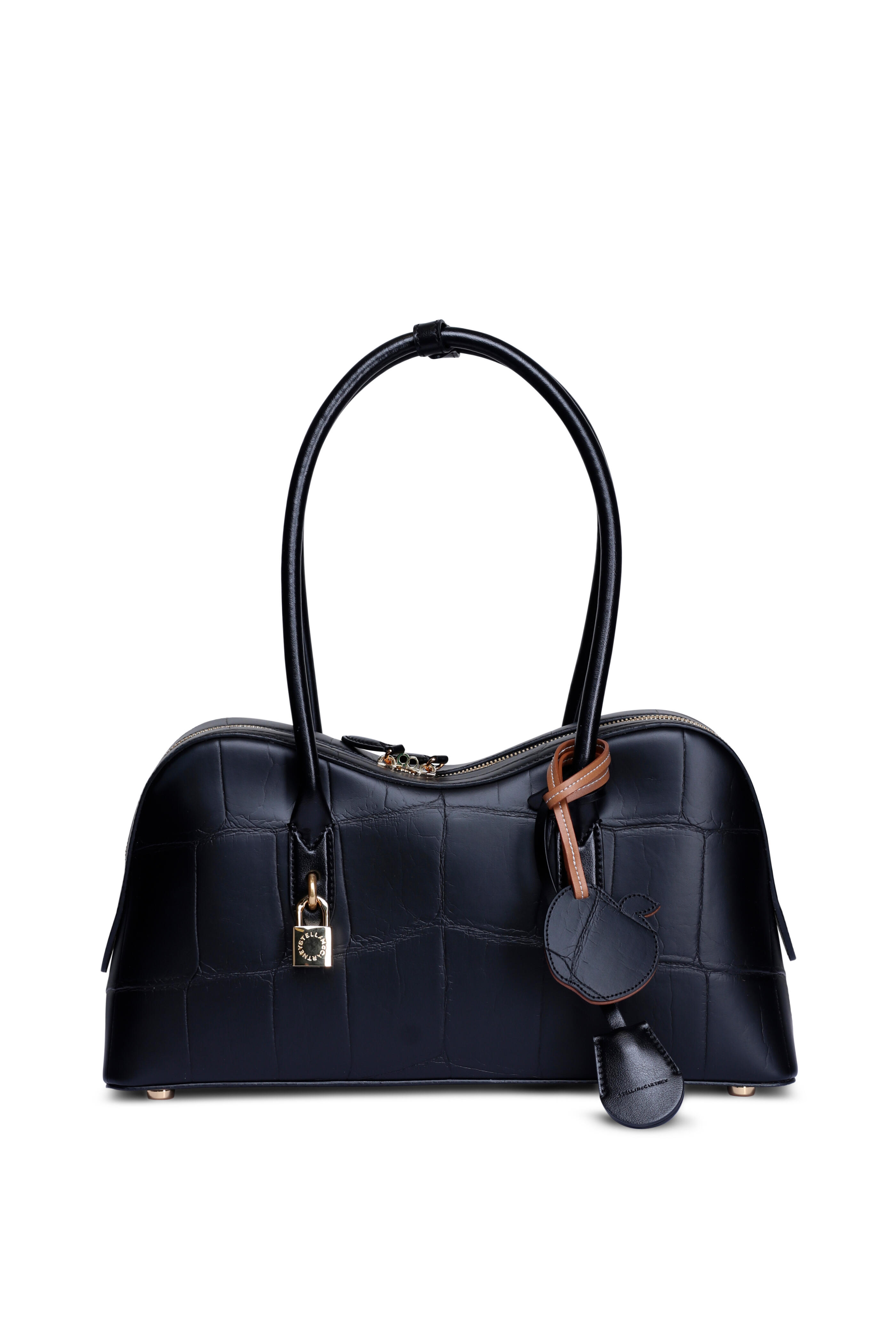 Stella McCartney - Ryder Black Vegan Leather Embossed