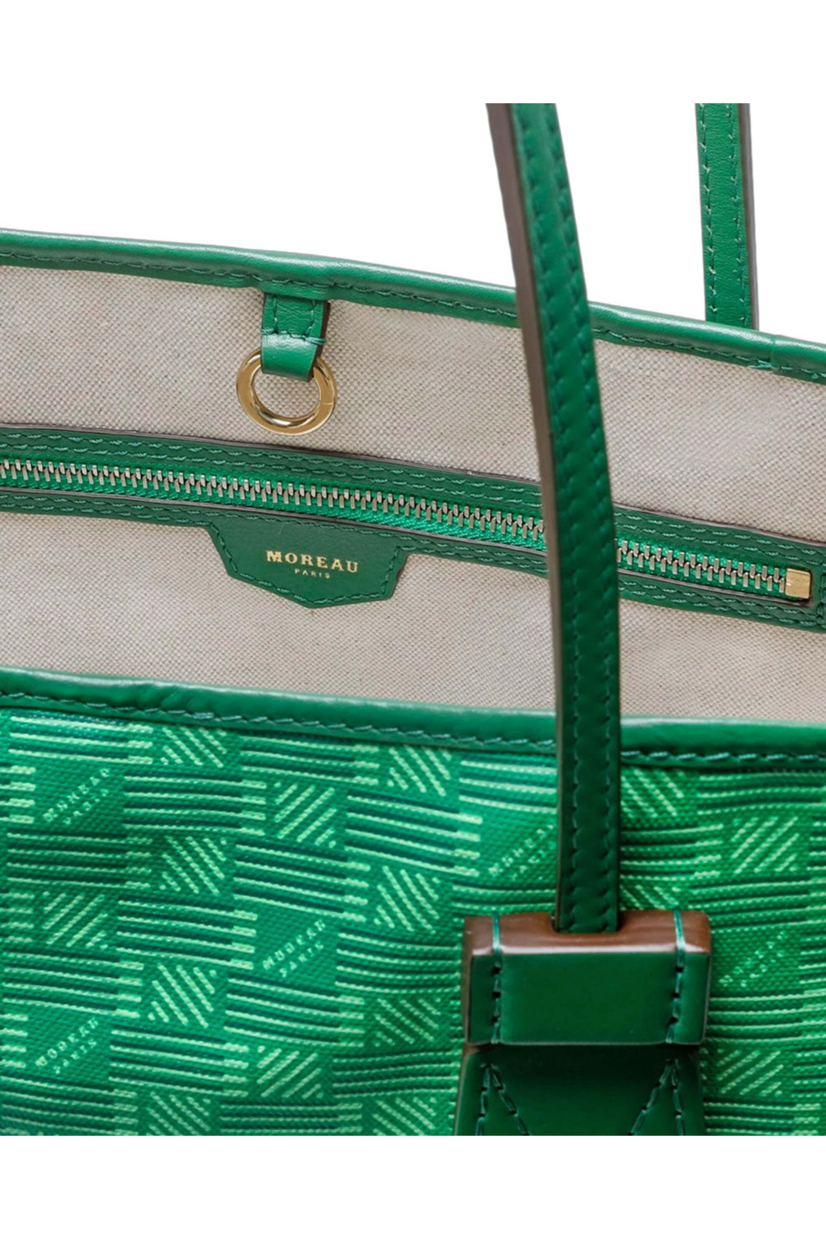Moreau Paris Women's Saint Tropez Tote MM in Green