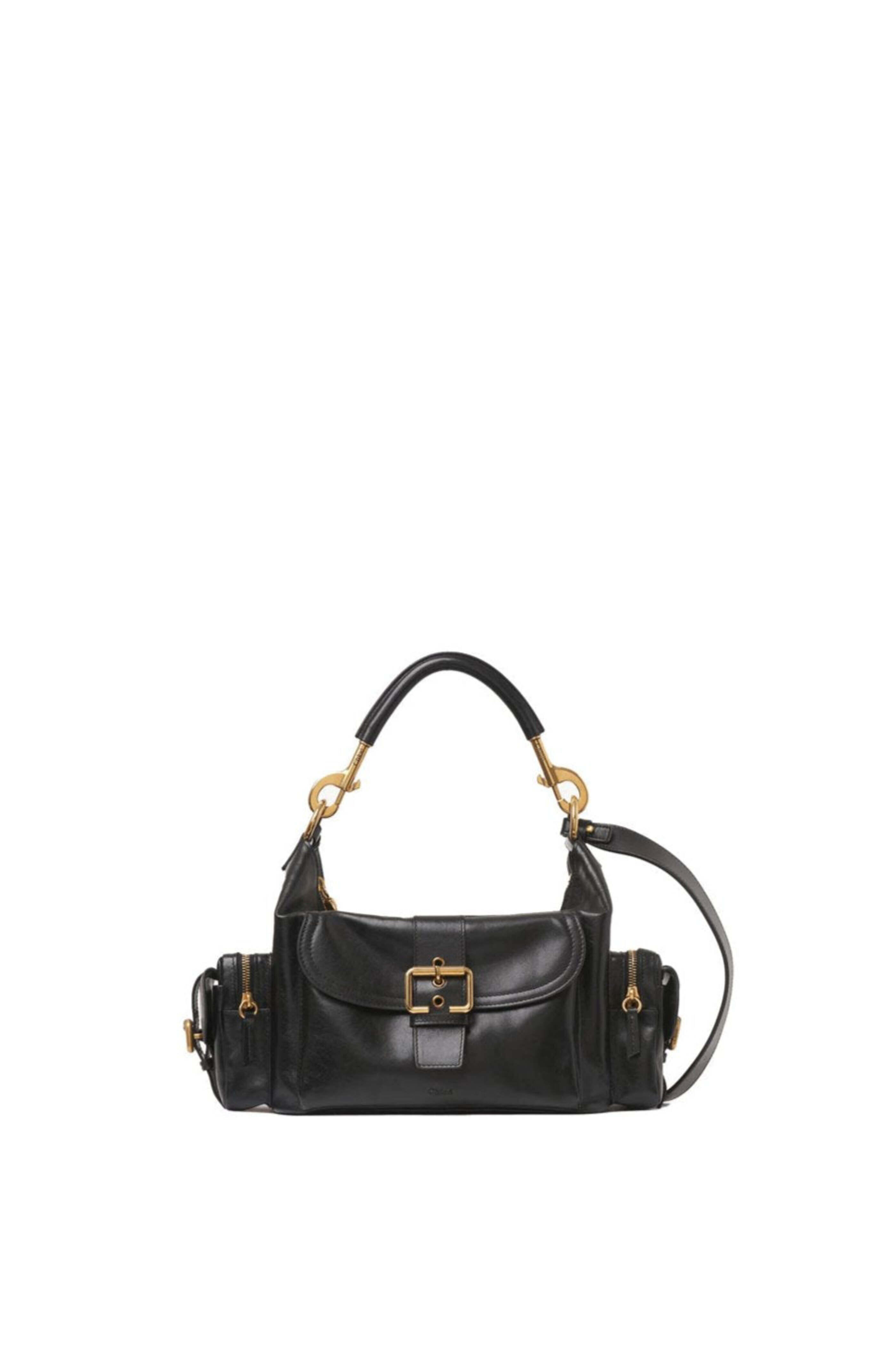 【送料&関税込】ChloAC camera Bag Shoulder Bag Chloé Camera Bag In Croco Effect Leather in Kohl brown