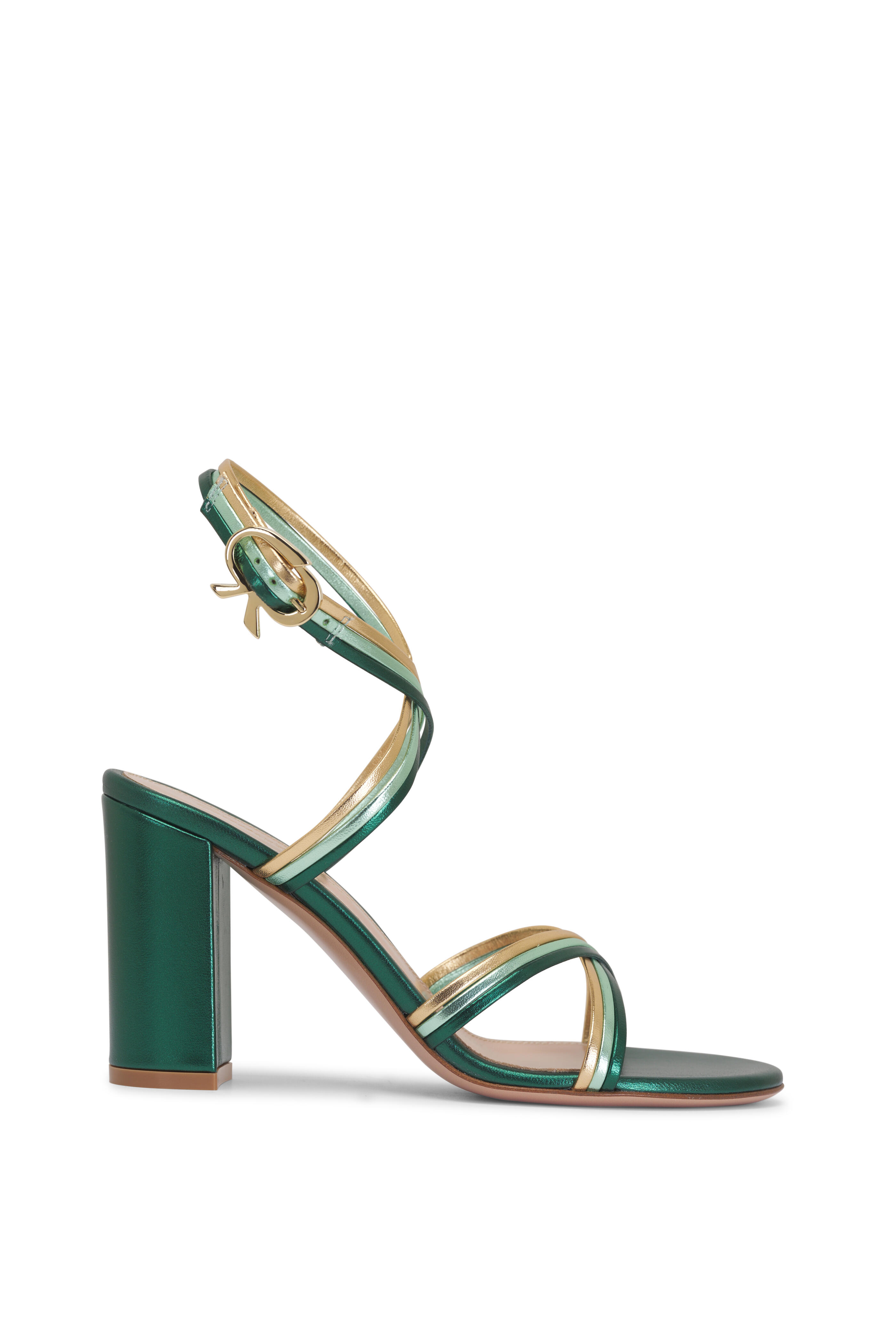 GIANVITO ROSSI ホインテットトゥアンクルストラッフハンフス GIANVITO ROSSI ホインテットトゥアンクルストラッフハンフス