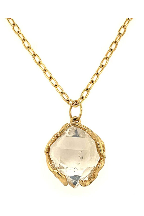 Ellen Hoffman Extra Large Herkimer Diamond Pendant - view 1