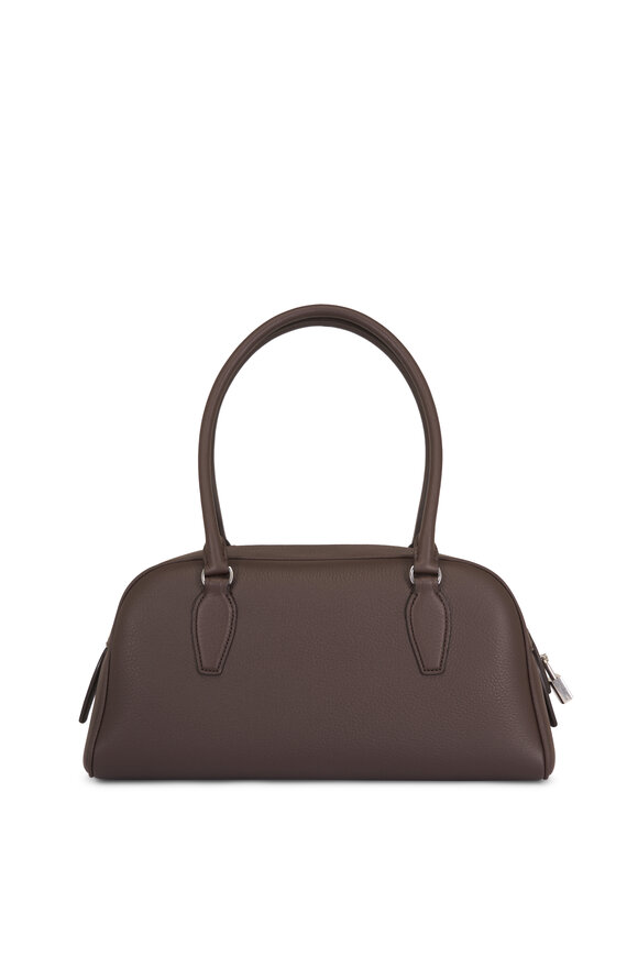 The Row Small E/W India Deep Brown Shoulder Bag - view 2