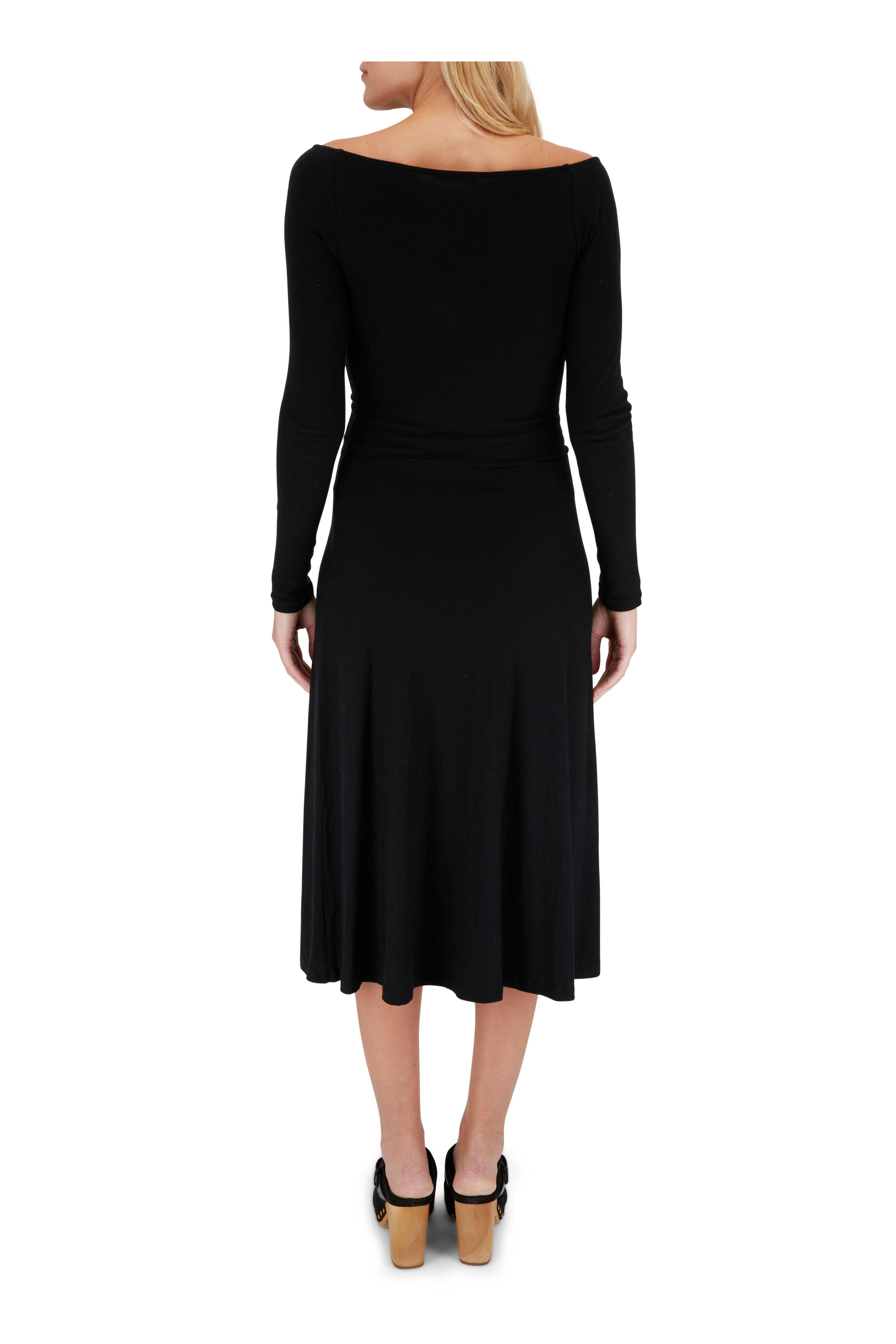 Veronica Beard - Dacey Black Suede Clog, 90mm