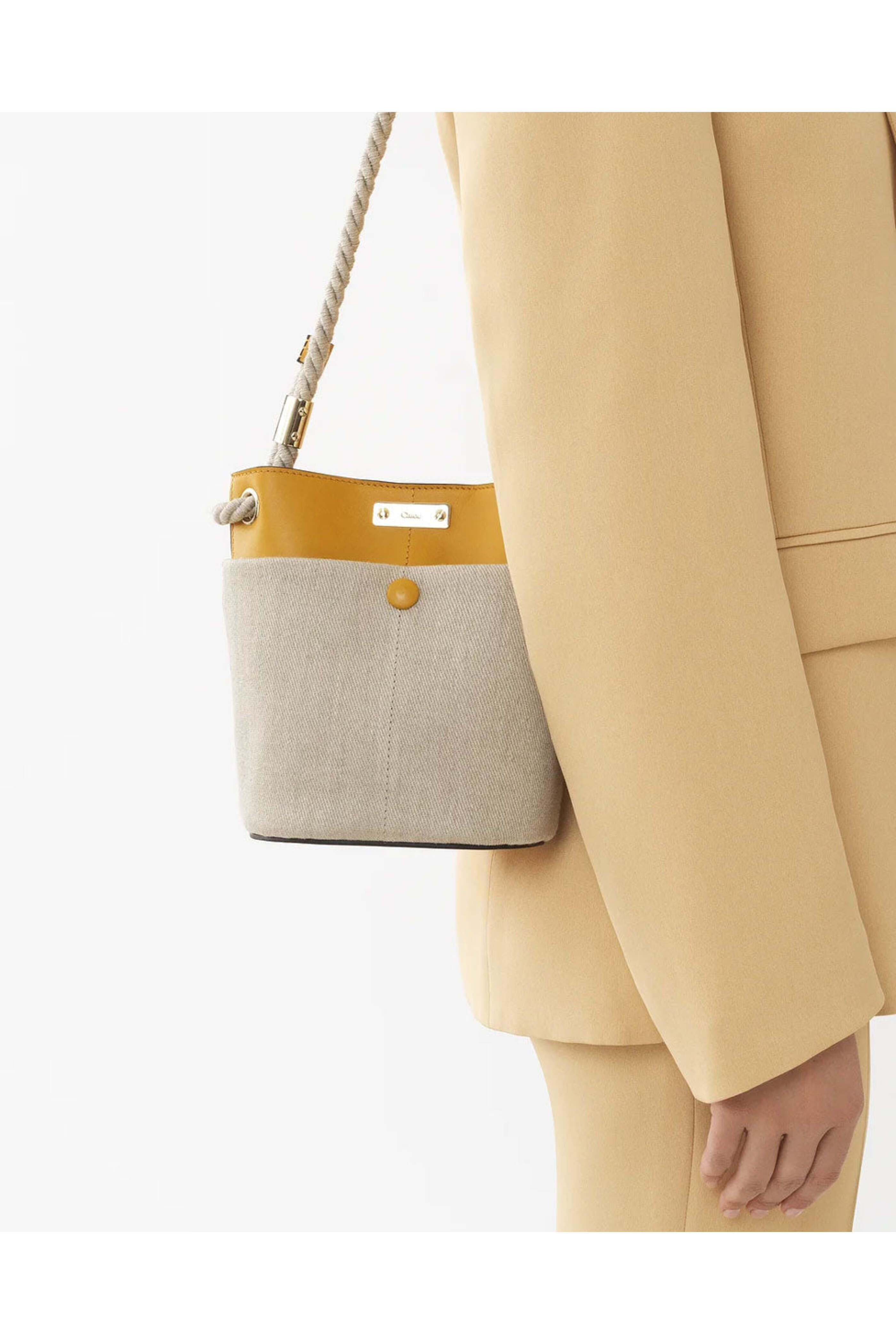 Chloé - Small Bucket Bag in Sunflower Yellow