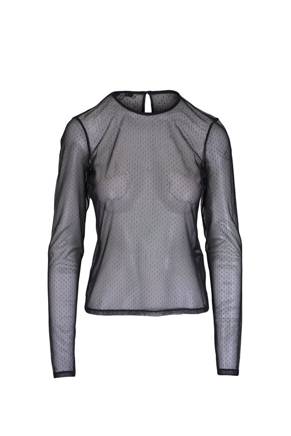 【新品タグ付き】現行品  IRENE Lace Print Mesh Tops IRENE Lace Print Mesh Tops