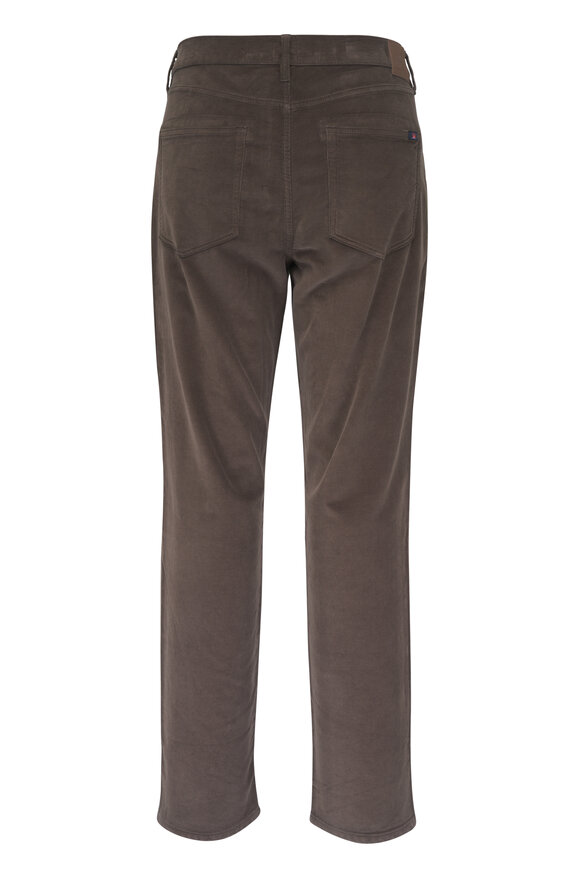 Faherty Brand Coast Brown Corduroy Five Pocket Pant - view 4