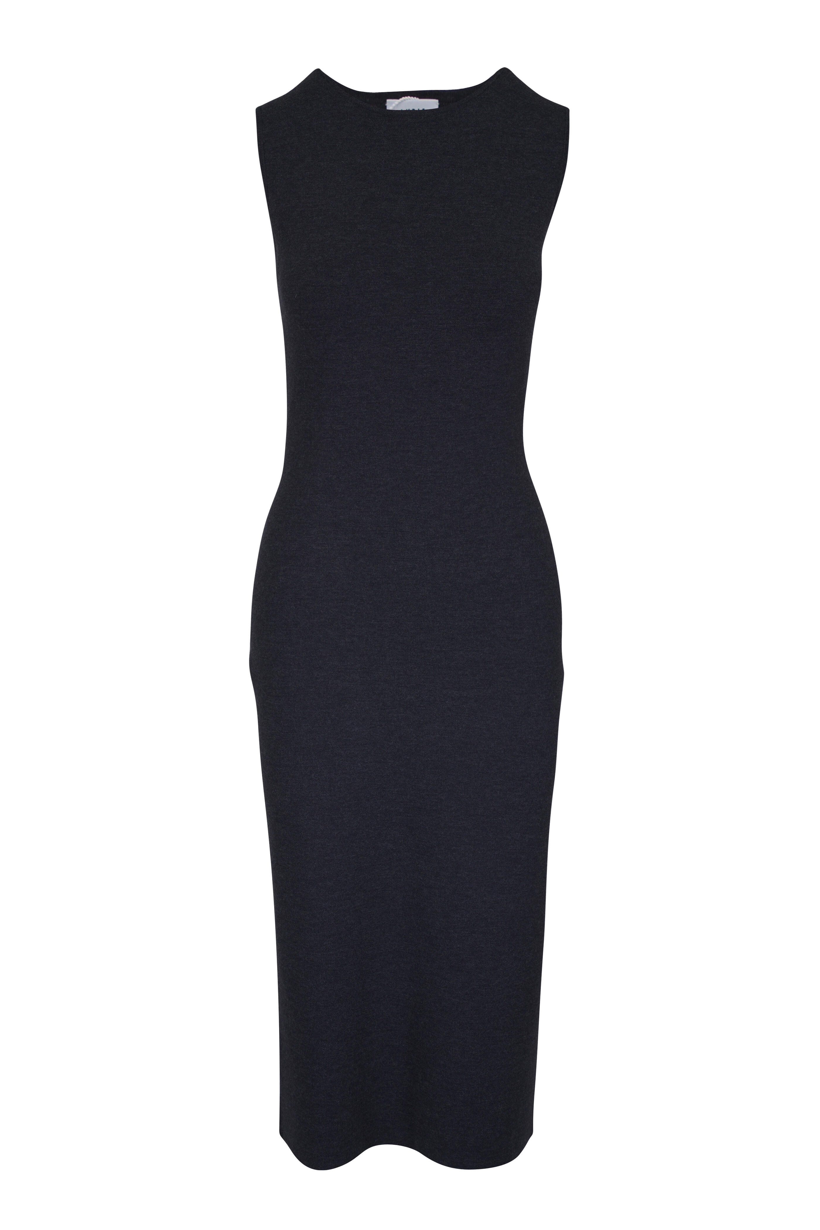 Akris Punto - Charcoal Gray Tube Milano Knit Dress