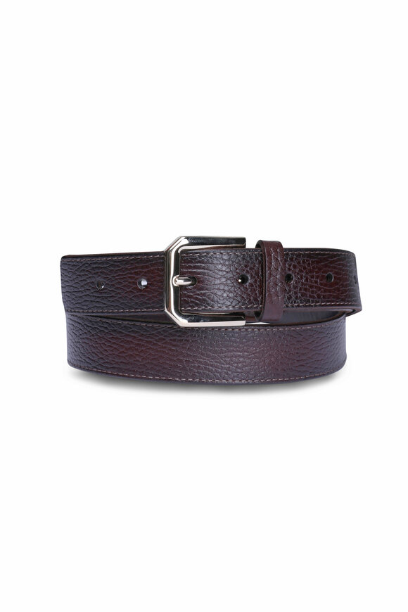 【関税&送料込】Brunello Cucinelli Belt Brunello Cucinelli - Black Leather Belt | Mitchell Stores