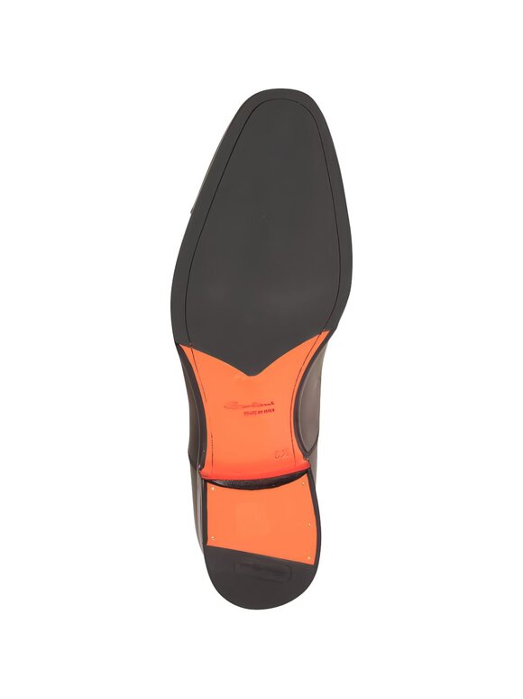 Santoni Archie Brown Leather Lace Up Dress Shoe - view 7
