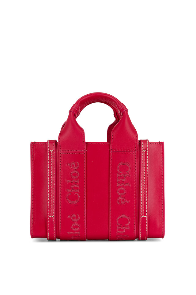 Chloé - Sense Fizzy Pink Small East West Leather Tote