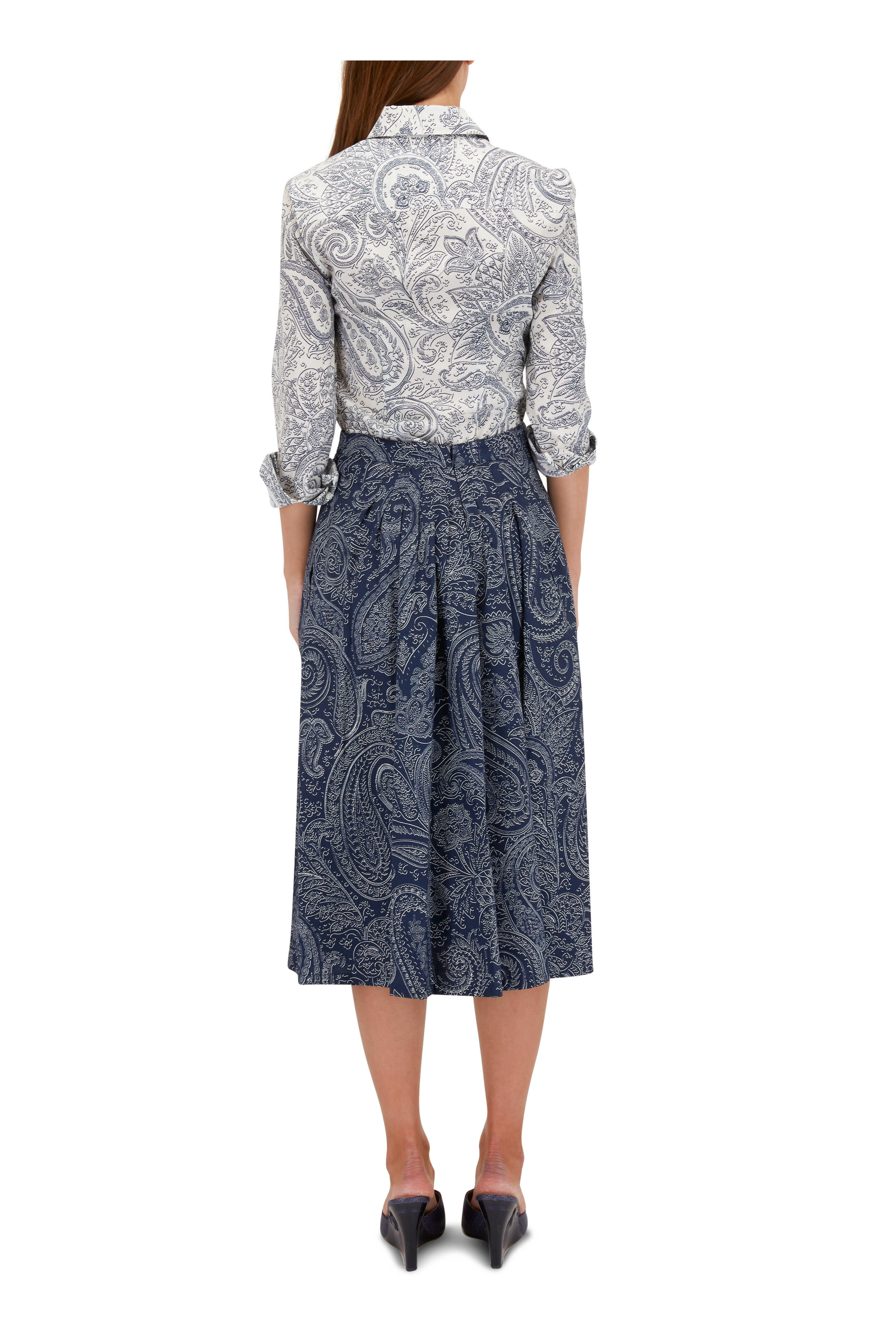 スカート Etro Flowing Midi Skirt With Paisley Patterns 0400021286582?wid=600&hei=800&