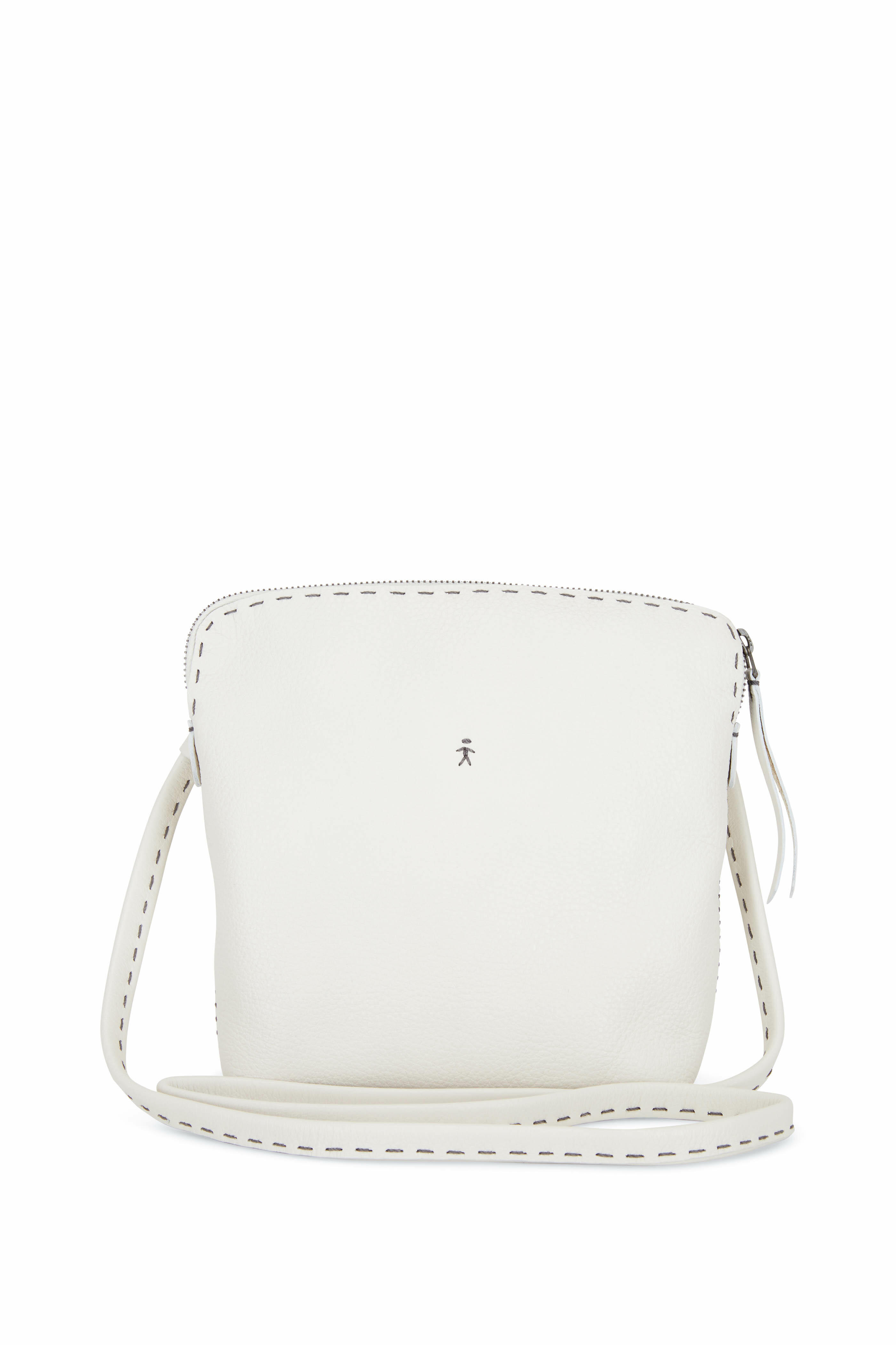 Henry Beguelin - Imbuto White Leather Small Crossbody Bag
