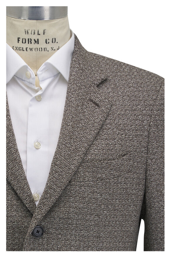 Loro Piana Torino Pecora Dark Brown Wool Sportcoat - view 1