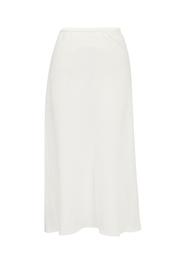 White linen shop skirt stretch