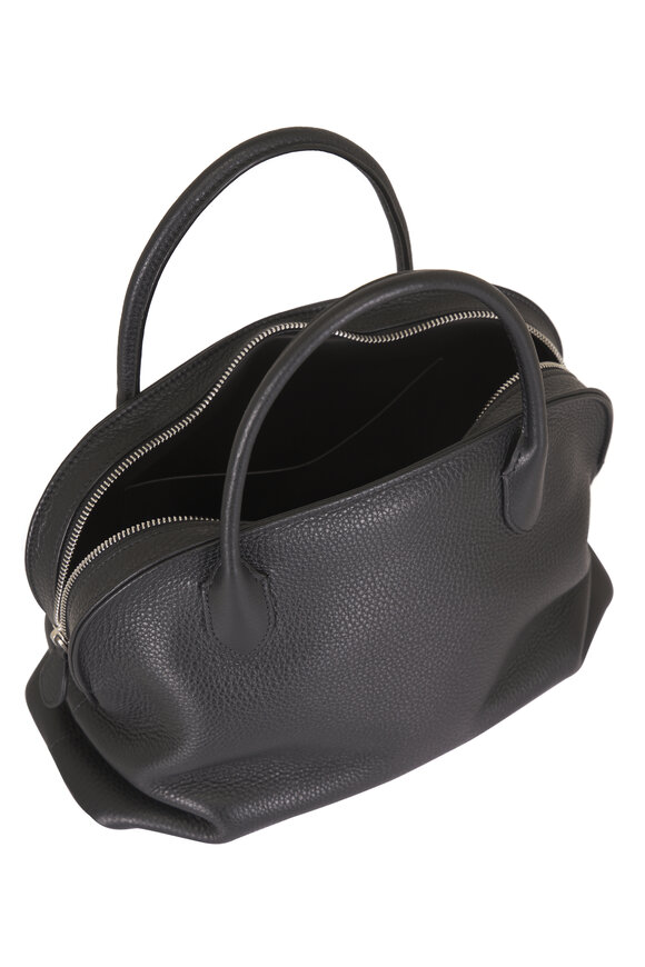 The Row Nano Agnes 12 Black Grain Leather Shoulder Bag - view 4