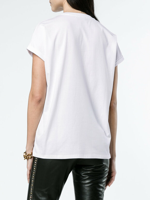 Balmain - White Medallion Graphic T-Shirt