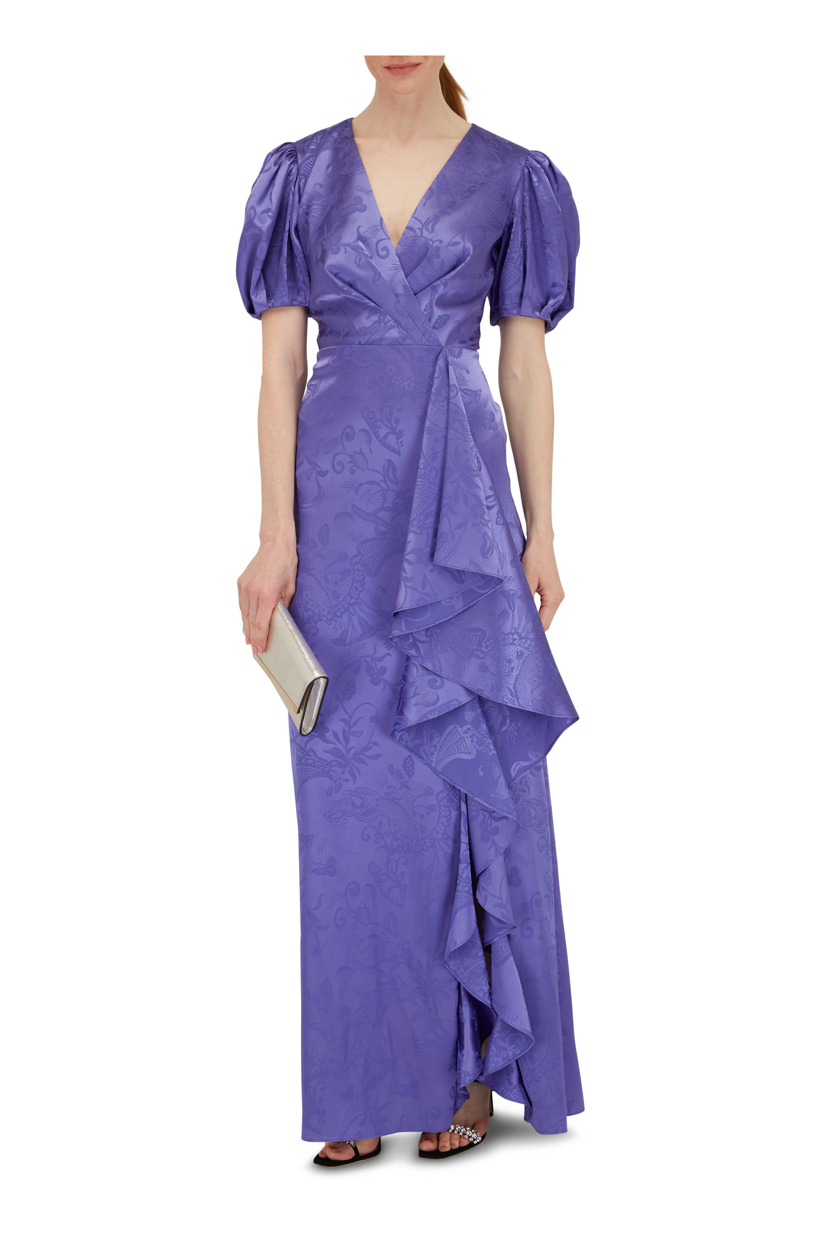 Sachin + Babi - Saoirse Neon Indigo Gown