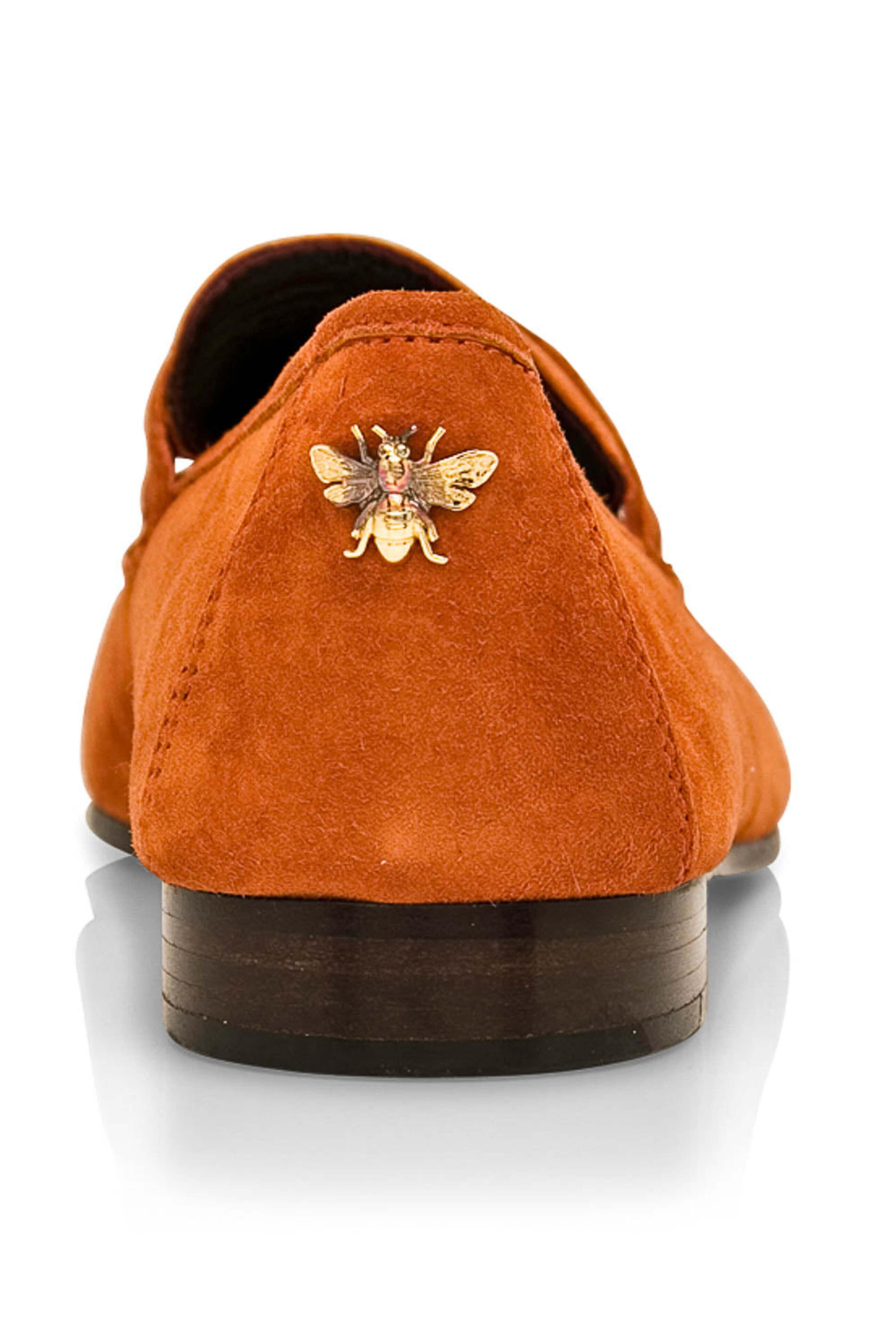 Bougeotte - Amber Suede Flaneur Loafer