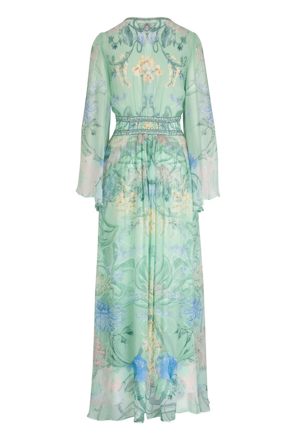 Camilla - Dreaming in Dutch Silk Maxi Dress 