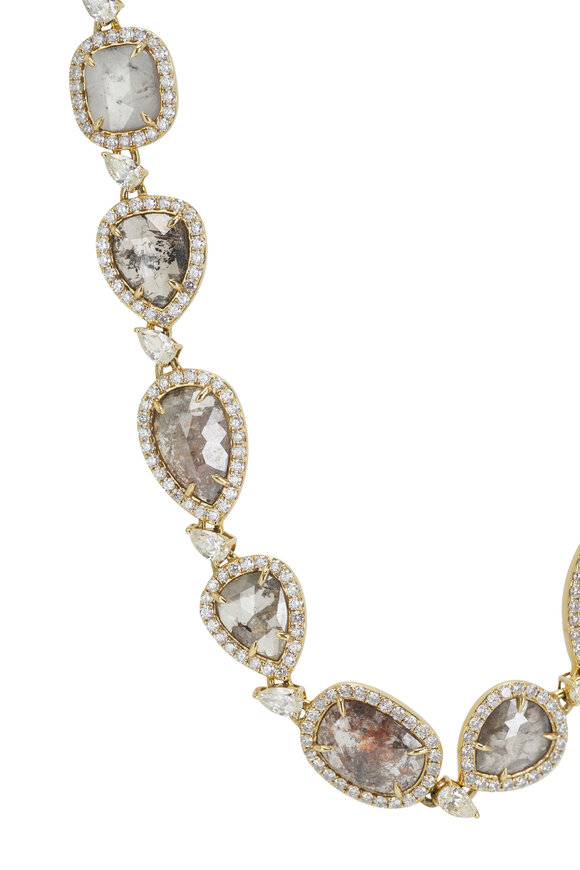 Sutra - 18k Rough Diamond Necklace