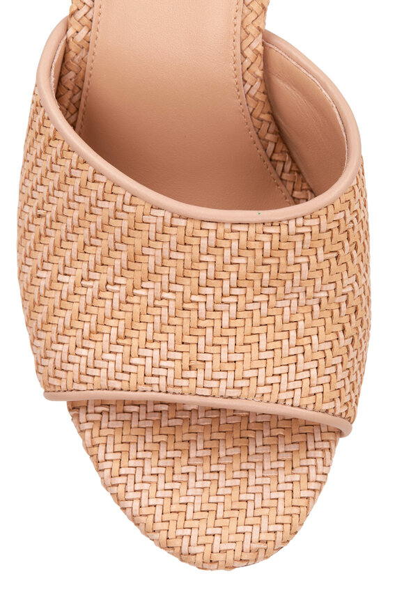 Veronica Beard Dali Natural Raffia Wedge - view 5