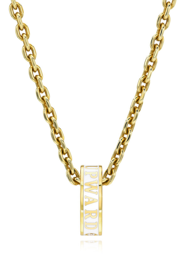 Dru Yellow Gold Onward & Upward Love Bomb Pendant - view 2