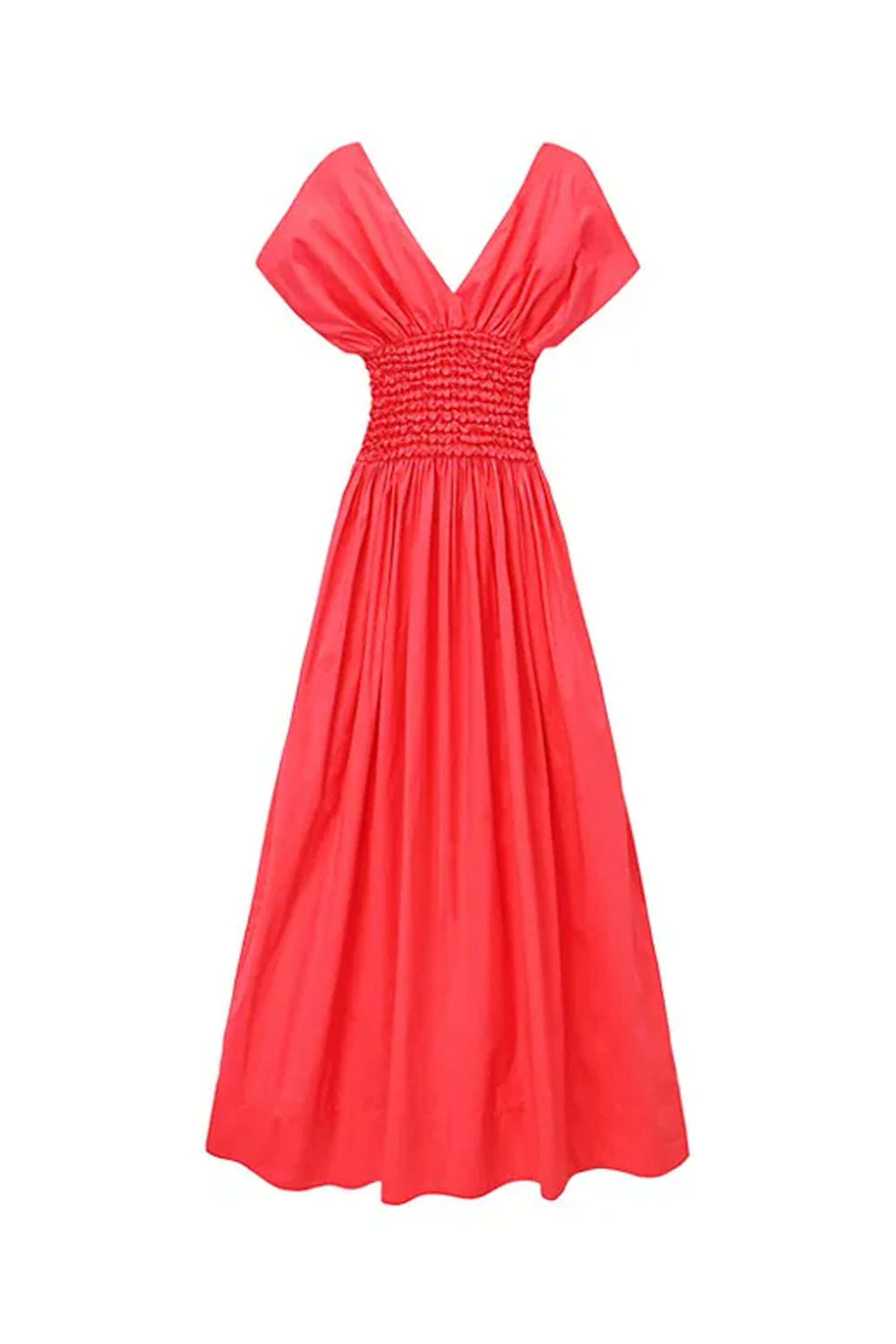 staud jackson midi dress STAUD Jackson Dress | White | Size XS
