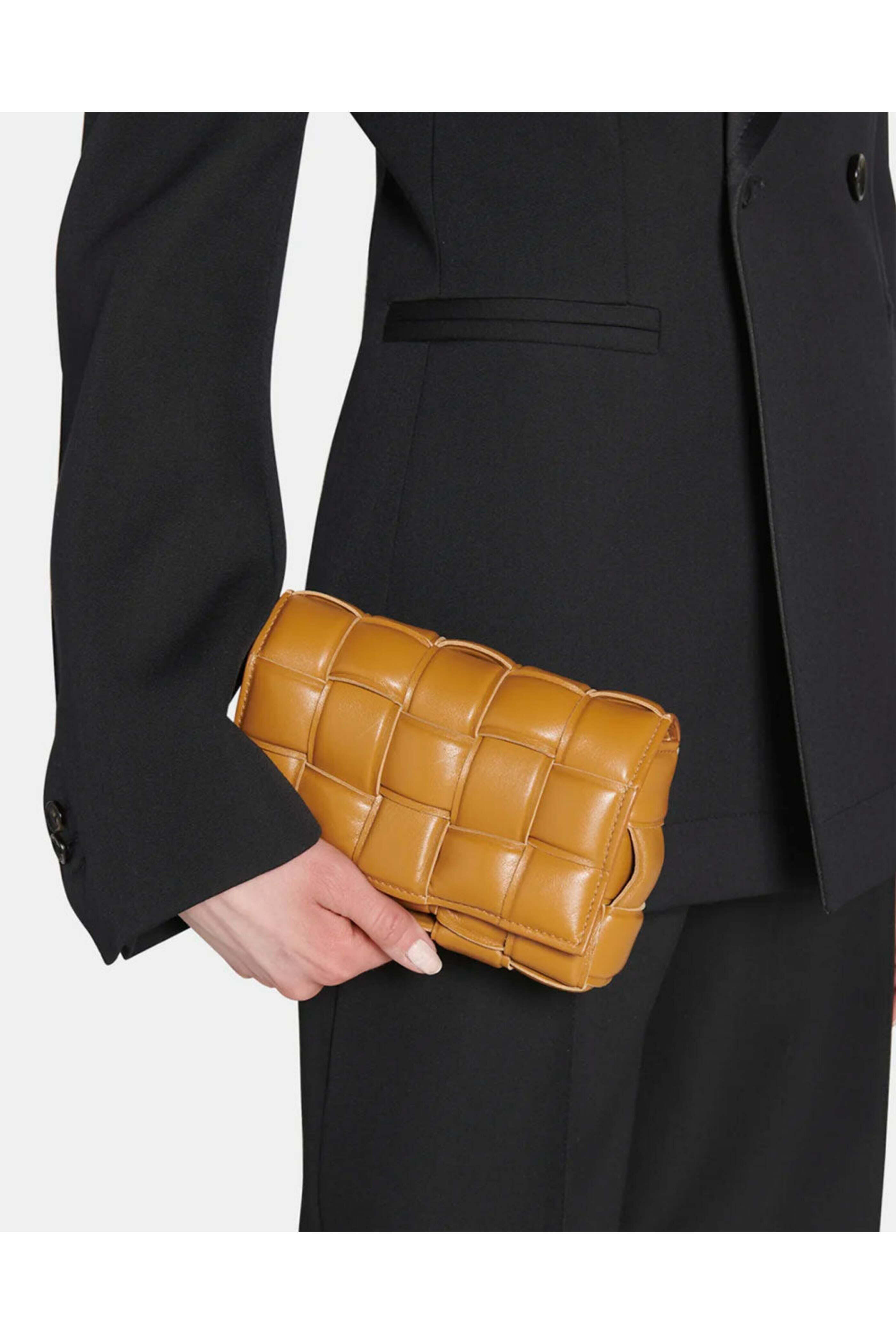 Bottega Veneta - Small Padded Cassette Bag in Camel