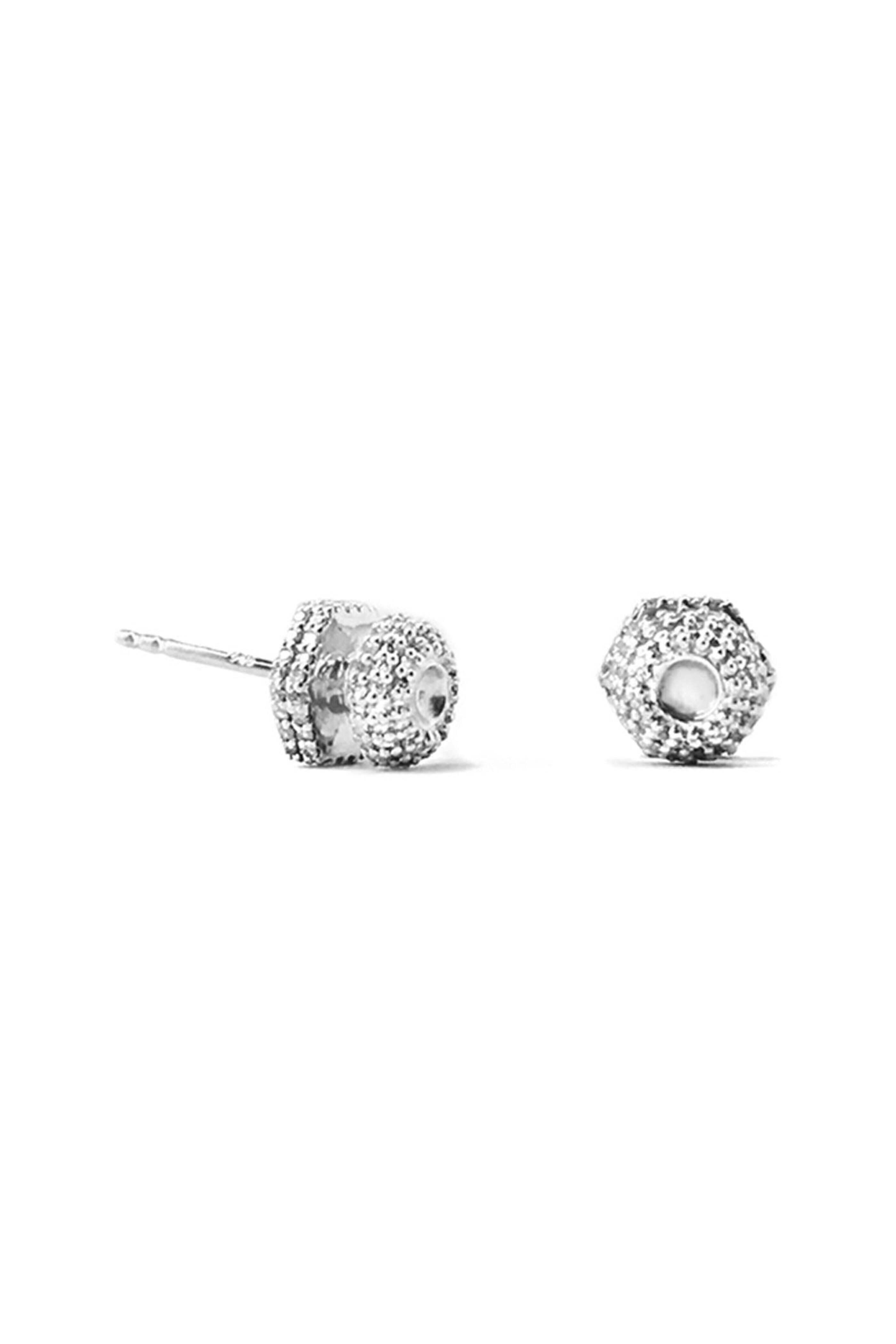 Pavé The Way Jewelry - Stronger Together Nut & Bolt Earrings