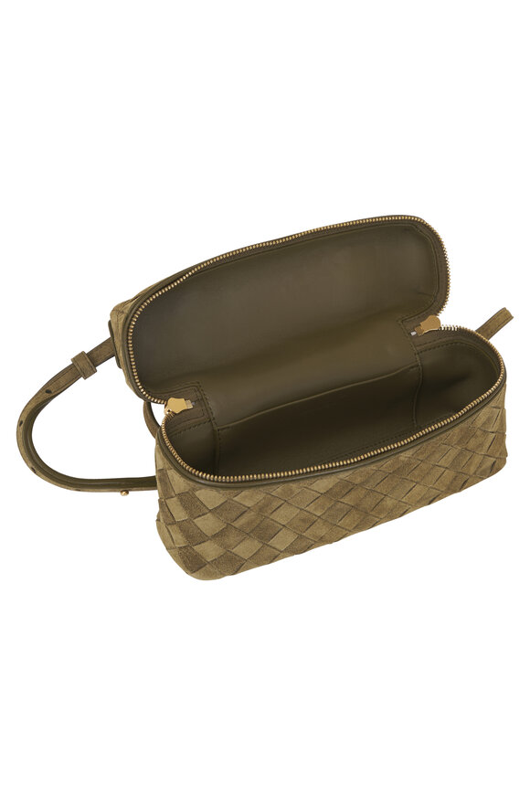 Bottega Veneta Bang Bang Mud Intrecciato Suede Vanity Case - view 5