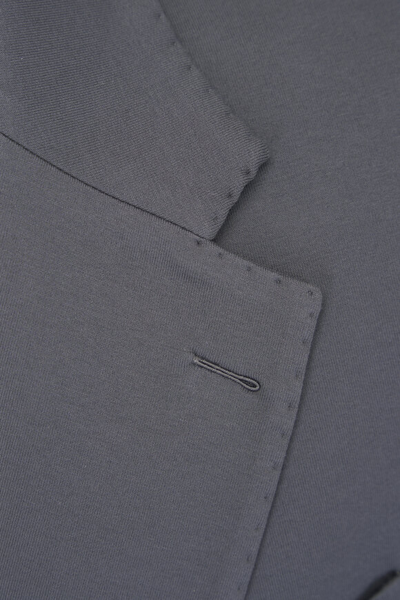 Stefan Brandt Adrian Gray French Terry Jersey Blazer - view 3