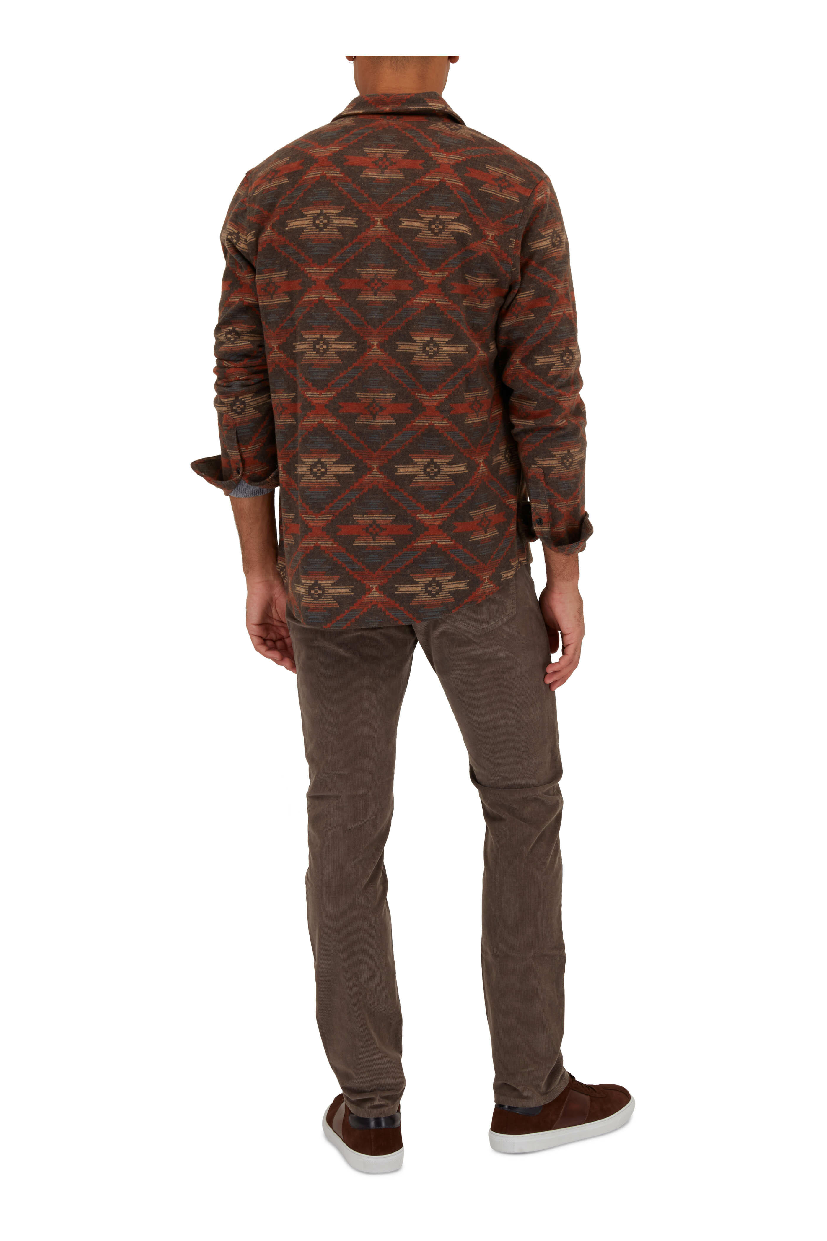 Faherty Brand - Rugged Gray Stretch Corduroy Pant