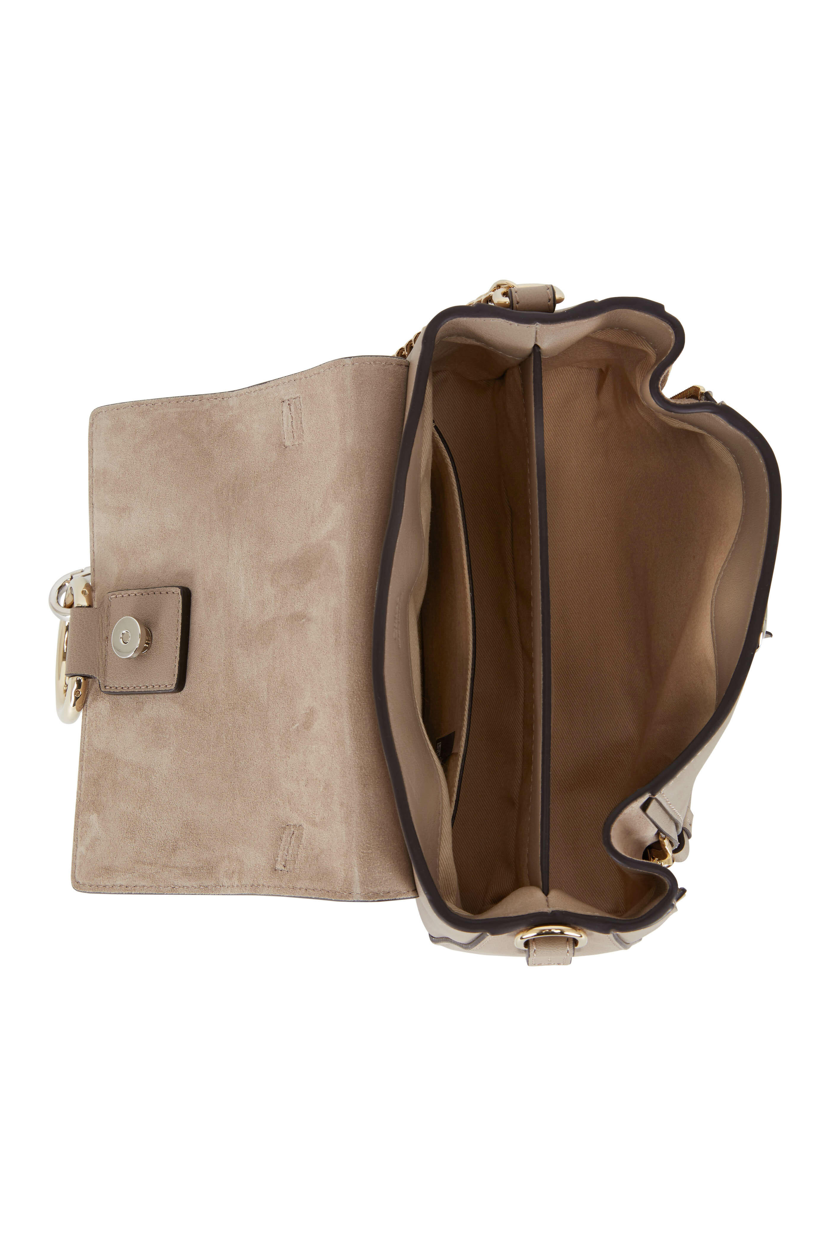 Chloé - Mini Faye Motty Gray Leather Bag