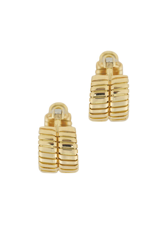 Vintage Collection - Tubogas Yellow Gold Earrings