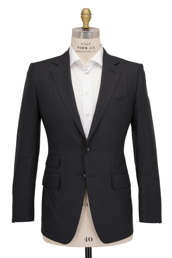 Tom Ford - O'Connor Dark Gray Super 120's Suit