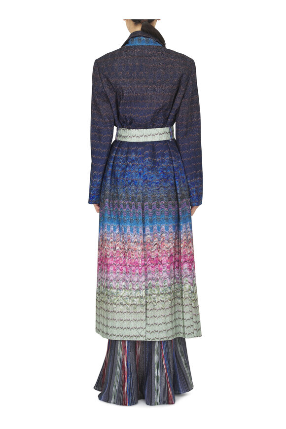 Missoni Multicolor Sequin Long Coat - view 4
