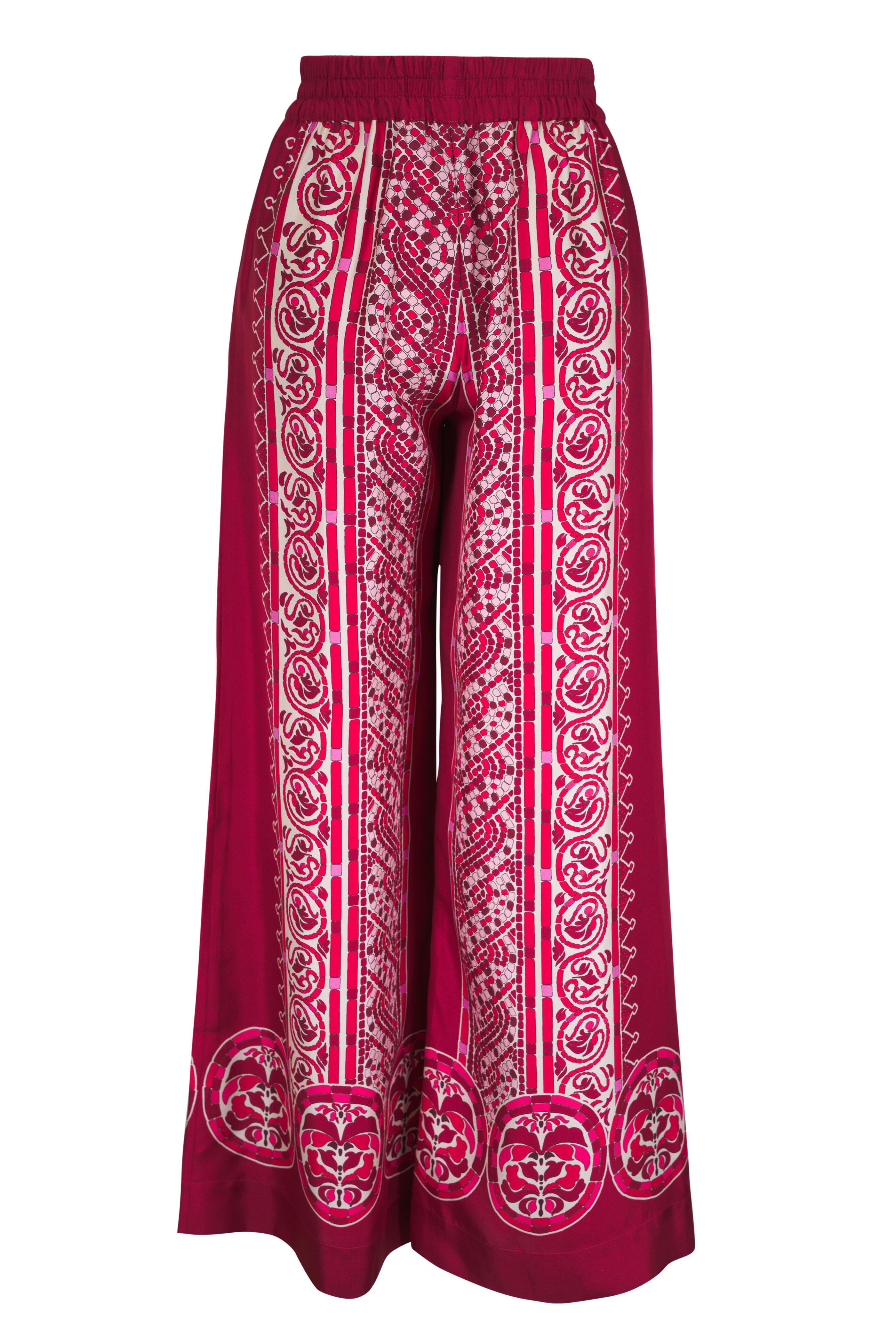 La DoubleJ - Silk Twill Cobra Placee Palazzo Pant