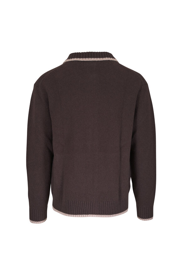 Paul & Shark Mulch Cashmere Front Zip Sweater - view 2
