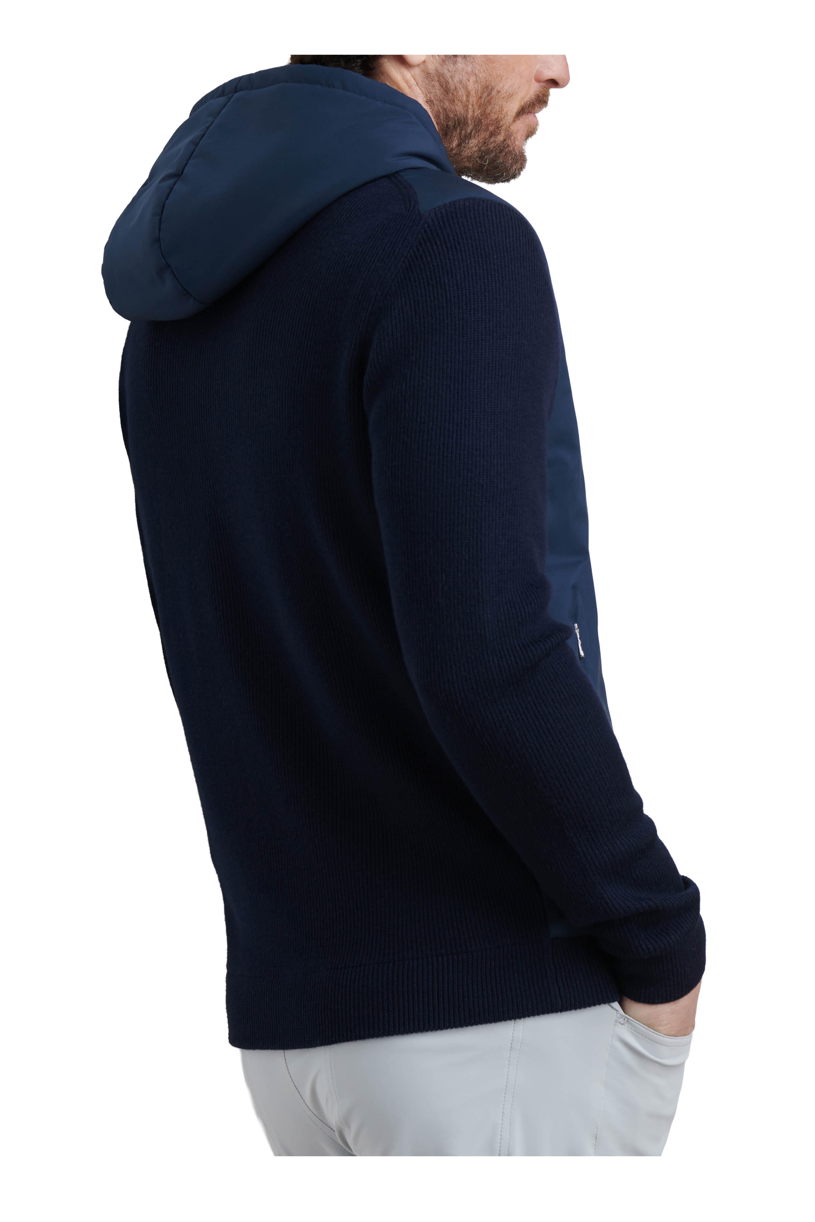 Peter Millar - Holdridge Navy Hybrid Hoodie Sweater