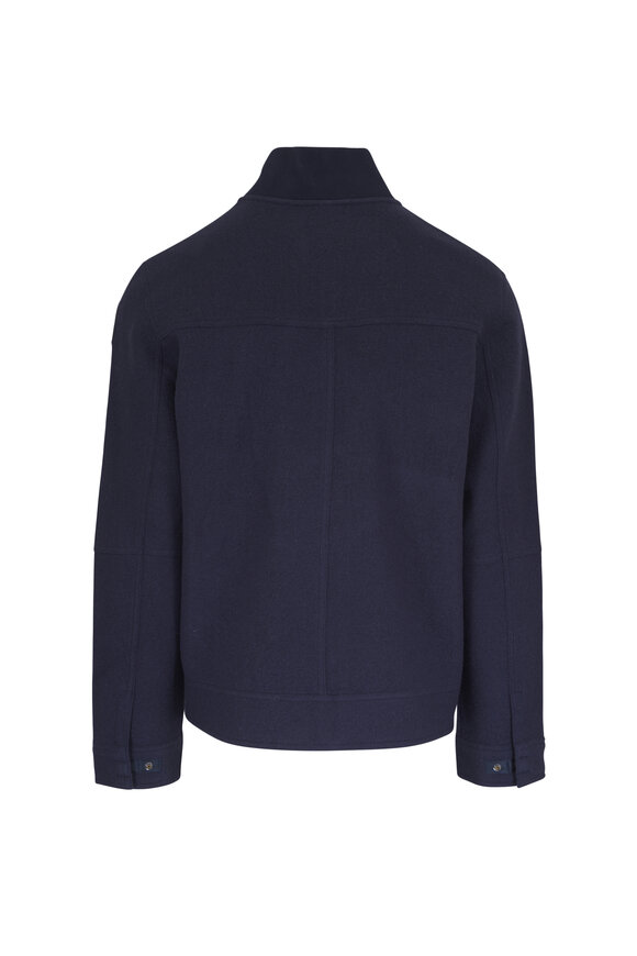 Parajumpers Tures Navy Blue Wool Jacket - view 4